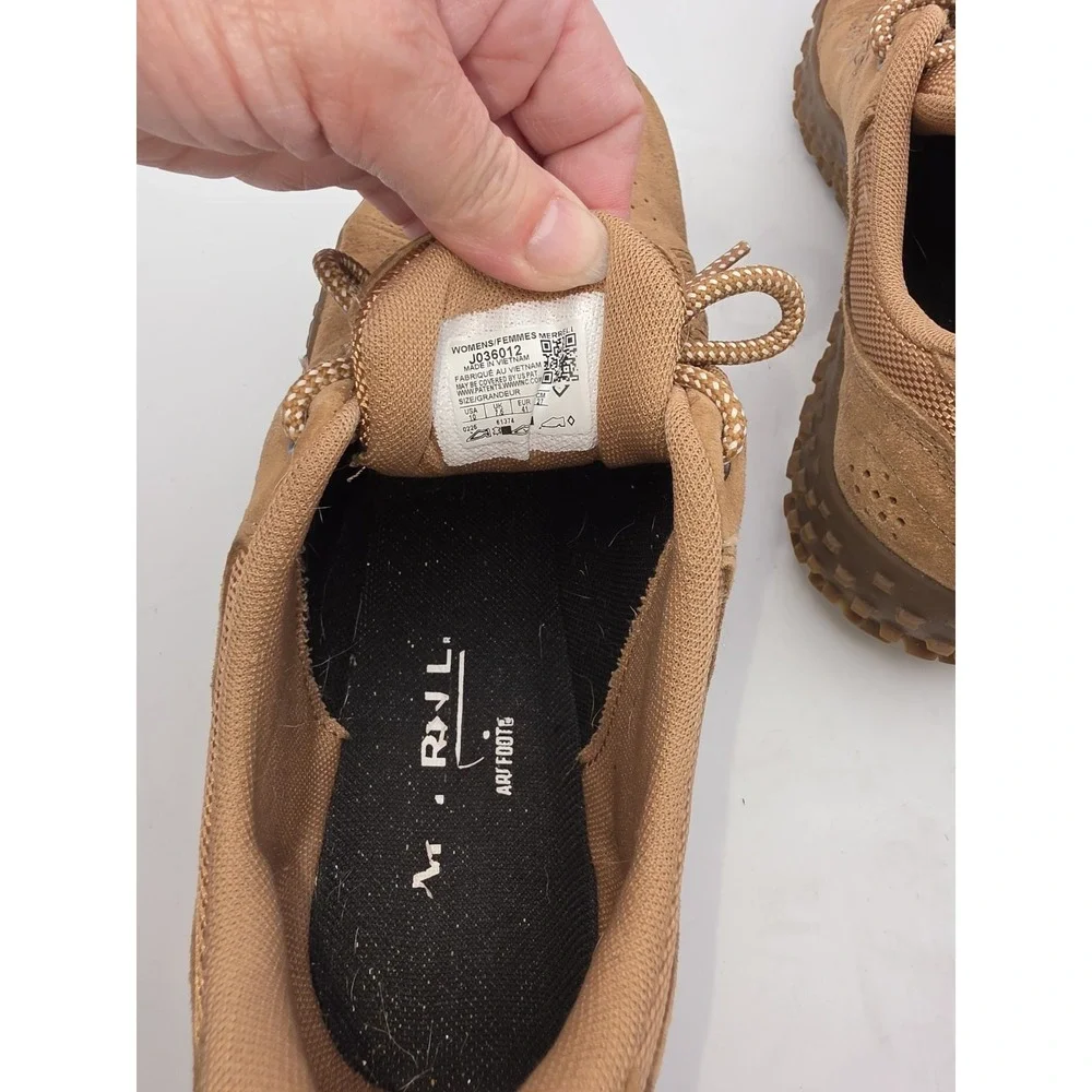 Merrell Wrapt Suede Men's Barefoot Shoes Tobacco Brown Size 10